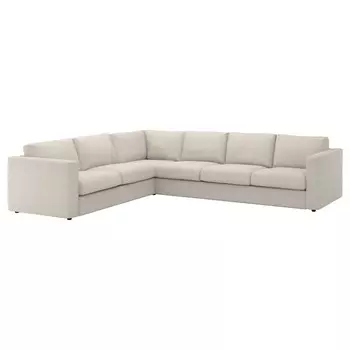 ВИМЛЕ Диван угловой, 5-местный, Гуннаред бежевый VIMLE IKEA