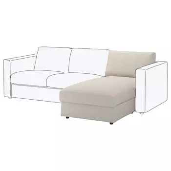 ВИМЛЕ Диванная часть, Гуннаред бежевый VIMLE IKEA