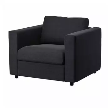 ВИМЛЕ Кресло, Саксемара черно-синий VIMLE IKEA