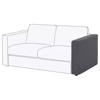 ВИМЛЕ Подлокотник, Гуннаред средний серый VIMLE IKEA