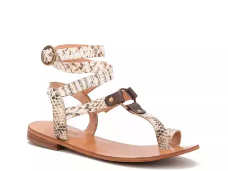 Vina Сандалии Vintage Foundry, Beige Snake Print