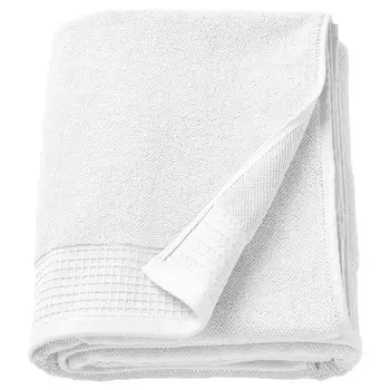 VINARN ВИНАРН Банное полотенце большое, белое, 100x150 см IKEA