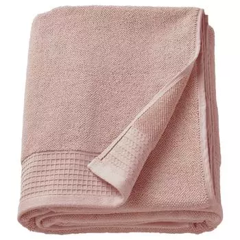VINARN ВИНАРН Простыня банная, светло-розовый, 100x150 см IKEA