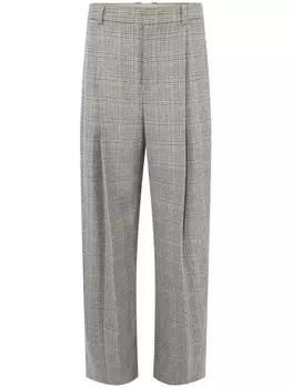 Vince брюки в клетку, серый