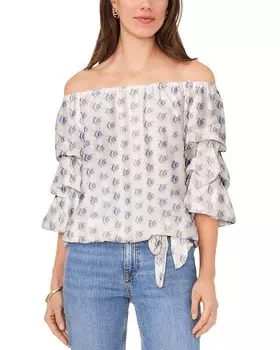 VINCE CAMUTO Топ с открытыми плечами, белый