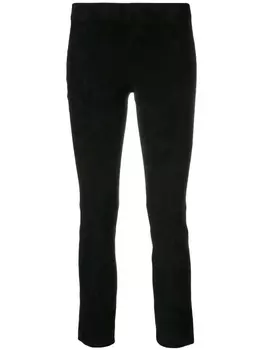 Vince cropped skinny trousers, черный