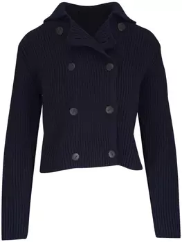 Vince двубортный кардиган, синий