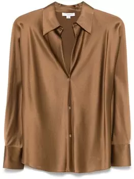 Vince креповая рубашка, красный