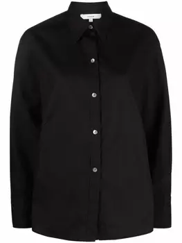 Vince рубашка с длинными рукавами, черный