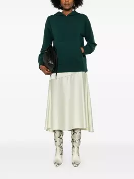 Vince трикотажное худи, зеленый