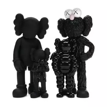 Виниловая фигурка Kaws Family, черный
