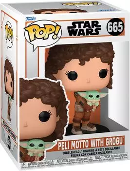 Виниловая фигурка The Mandalorian - Peli Motto with Grogu Vinyl Figur 665 от Star Wars