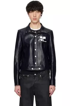 Виниловая куртка Navy Reedition Courrges