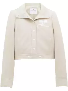 Виниловая куртка Reedition Courrges, нейтральный