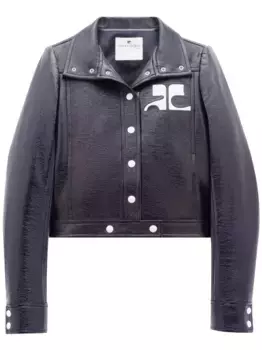 Виниловая куртка Reedition Courrges, синий