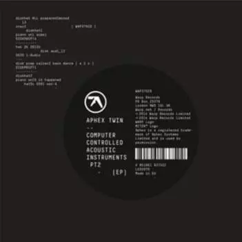 Виниловая пластинка Aphex Twin - Computer Controlled Acoustic Instruments pt 2 EP