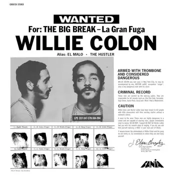 Виниловая пластинка LP La Gran Fuga - Willie Coln