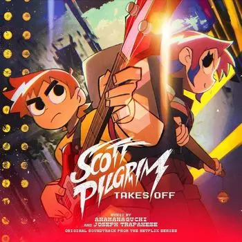 Виниловая пластинка LP Scott Pilgrim Takes Off [OST] [Black/White Vinyl] - Anamanaguchi