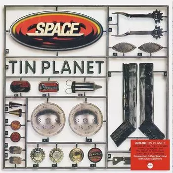 Виниловая пластинка LP Tin Planet [Clear w/ Silver Splatter Vinyl] - Space