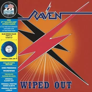 Виниловая пластинка LP Wiped Out [Blue Smoke Vinyl] - Raven