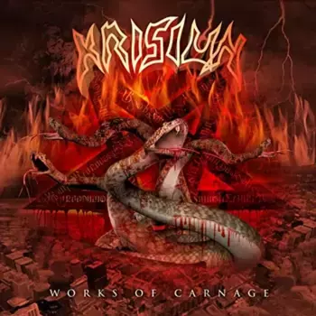 Виниловая пластинка LP Works Of Carnage [Red Vinyl] - Krisiun