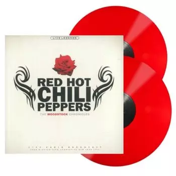 Виниловая пластинка The Woodstock Chronicles (Transparent Red Colored Vinyl) (2 Discs) | Red Hot Chilli Peppers