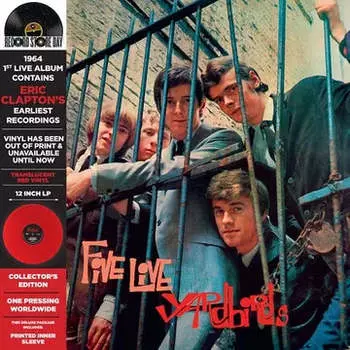 Виниловая пластинка THE YARDBIRDS - FIVE LIVE YARDBIRDS (TRANSCLUENT RED VINYL) *RSD*