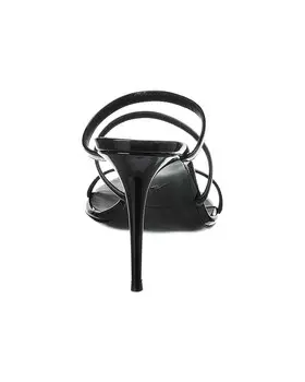 Виниловые сандалии Giuseppe Zanotti Clandestino 90, черный