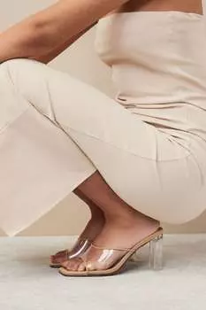 Виниловые слипоны Forever Comfort на толстом каблуке Next, розовый