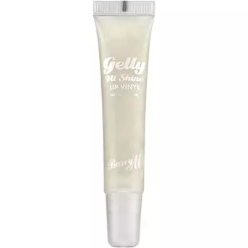 Виниловый блеск для губ Gelly Hi Shine, скромный прозрачный с мерцающим глянцевым финишем, Barry M