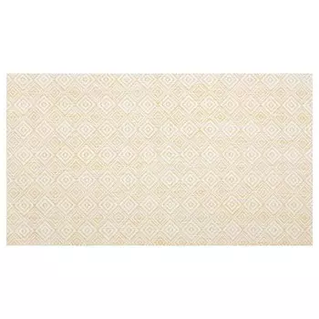 Виниловый коврик для ванной KARAT Bitonto, 90x1x100 см, желтый