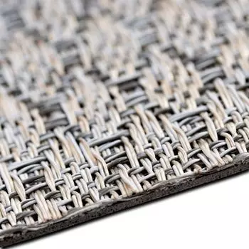 Виниловый коврик для ванной Salerno 90x500 см Floordirekt, черный