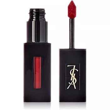Виниловый крем-лак для губ Rouge Pur Couture 401 Rouge Vinyle 6 мл, Yves Saint Laurent