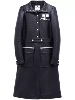 Виниловый тренч Reedition Courrges, синий