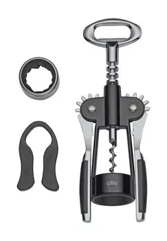 Винный набор, 3 шт Cilio, черный