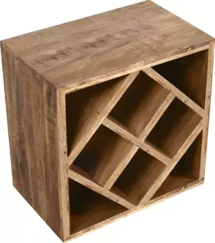 Винный шкаф для домашнего дела Home affaire 40х40х25 см, цвет Natur