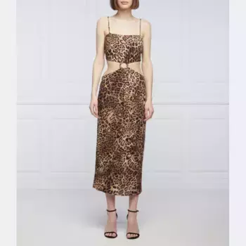 Виноградное платье Pinko, коричневый