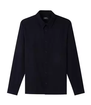 Винсент Рубашка APC, цвет Iaj - Navy Blue