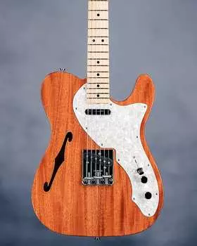 Vintage Custom 1968 Telecaster Thinline, гриф из круглого ламинированного клена, состаренный натуральный Fender Custom Telecaster Thinline, Round-Laminated Maple Fingerboard,