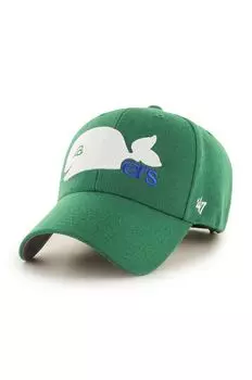 Винтажная бейсболка Hartford Whalers 47 brand, зеленый