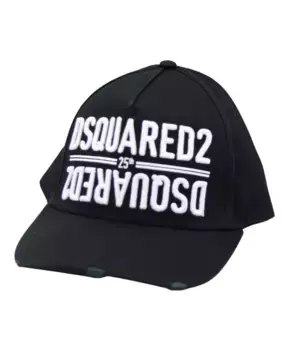 Винтажная бейсболка к 25 летию Dsquared2, черный
