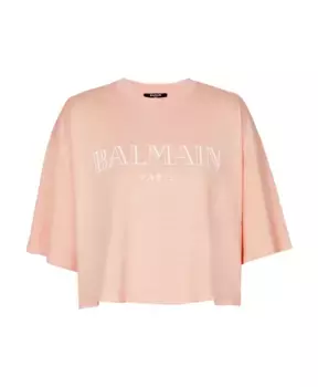 Винтажная футболка Balmain, оранжевый