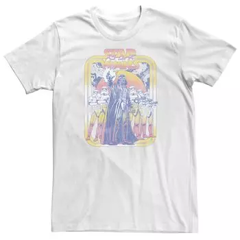 Винтажная футболка Big & Tall Darth Vader Stormtroopers в стиле поп-музыки Star Wars