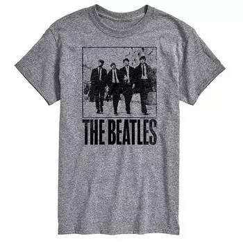 Винтажная футболка Big & Tall The Beatles Licensed Character, серый