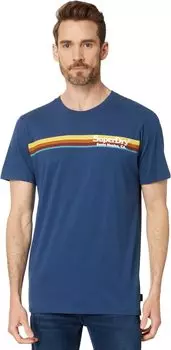 Винтажная футболка для мероприятий Superdry, цвет Skate Blue