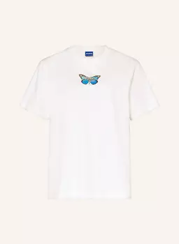 Винтажная футболка Hugo Blue, экрю