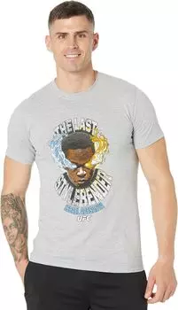 Винтажная футболка Israel Adesanya Bender UFC, серый