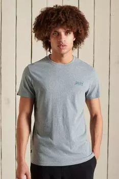 Винтажная футболка из органического хлопка с вышивкой Superdry