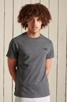 Винтажная футболка из органического хлопка с вышивкой Superdry