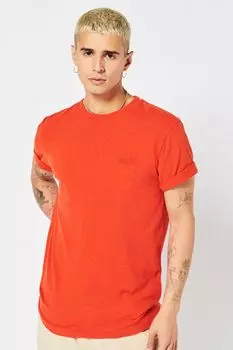 Винтажная футболка из органического хлопка с вышивкой Superdry, оранжевый